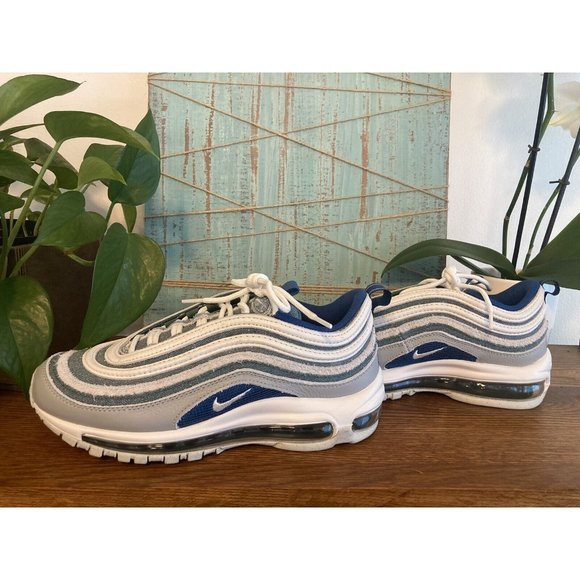 Nike Air Max 97 OG Gray and Blue DQO132-991 Women’s US Size 8 EUR 39 - Picture 5 of 15